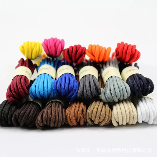 Classic Round Shoelaces Durable Polyester Solid Shoe laces Boot Laces for shoes Sneaker Shoelace 21 Colors 70/90/120/150cm 1P