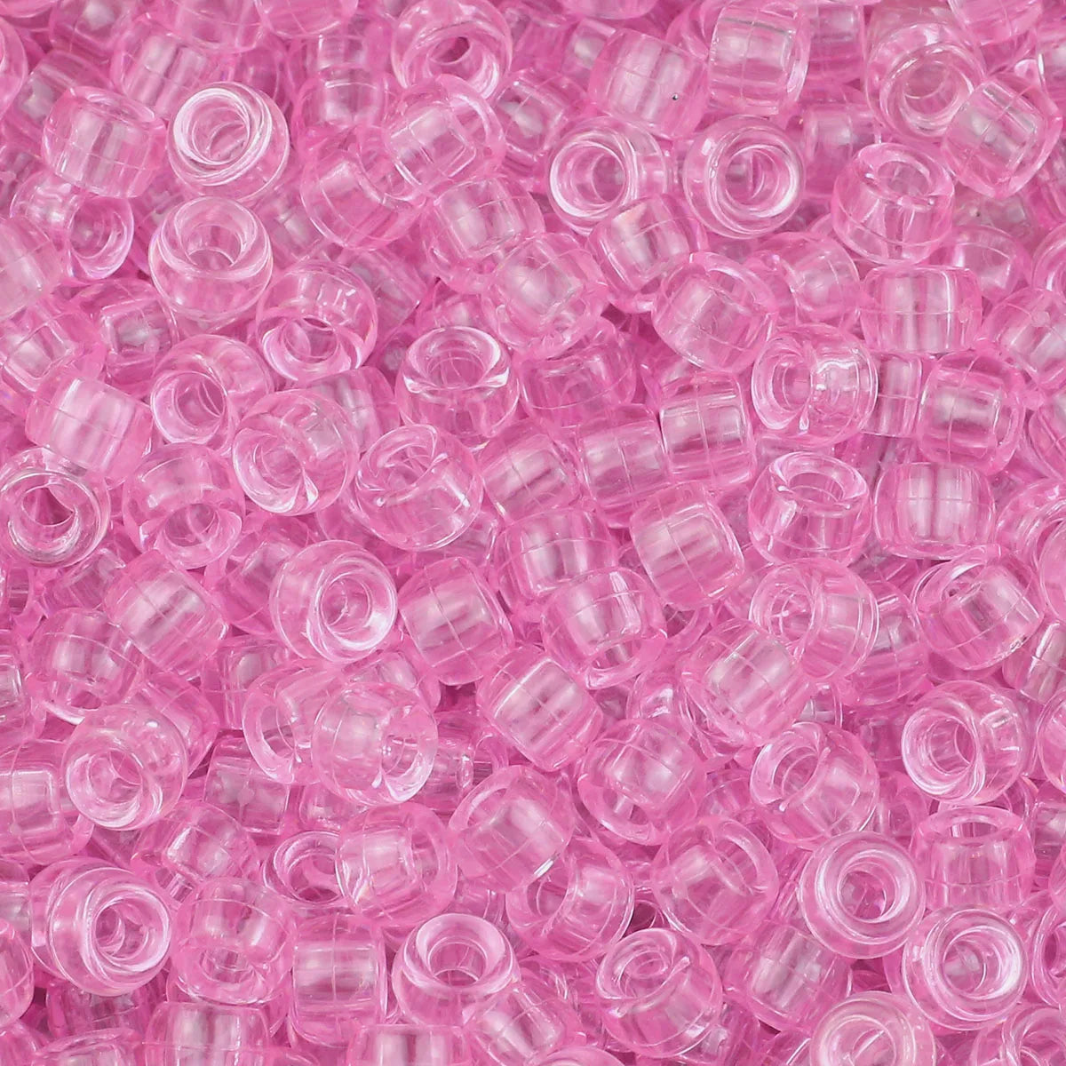 100/200/400pcs 6x9mm Solid Color Large Hole Pony Beads DIY Jewelry Making For Friendship Bracelets & Hair Braids Craft Suppli