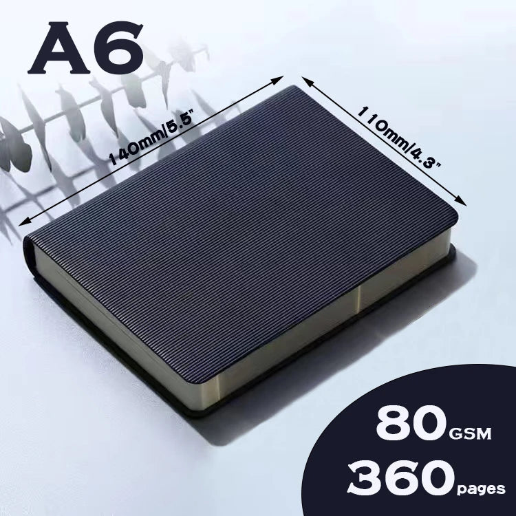 Notebooks A6 360P Lined/Blank Page Diary Planner Journal Notepad Stationery For Office School Supplies Bullet Sketch Agenda 2