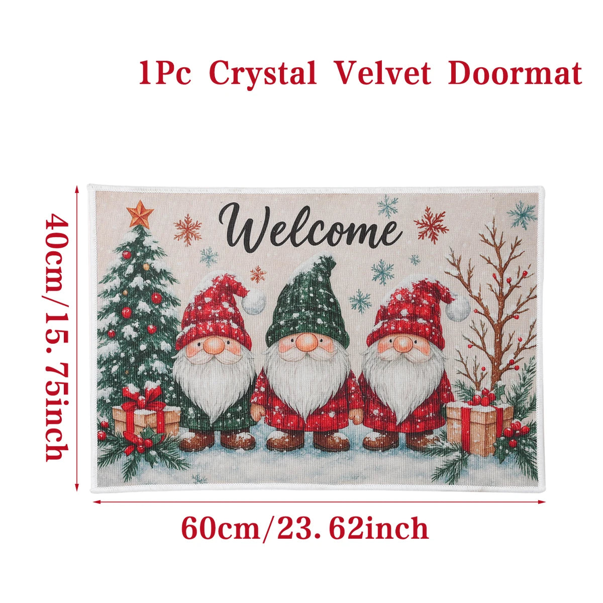 Christmas Doormat Merry Christmas Decorations for Home 2025 Navidad Natal Outdoor Floor Carpet Xmas Ornament New Year Gift 20