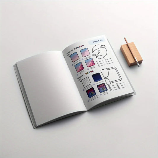 How to draw easy patterns,guide detailed steps for students to draw cartoon patterns,coloring book,notes