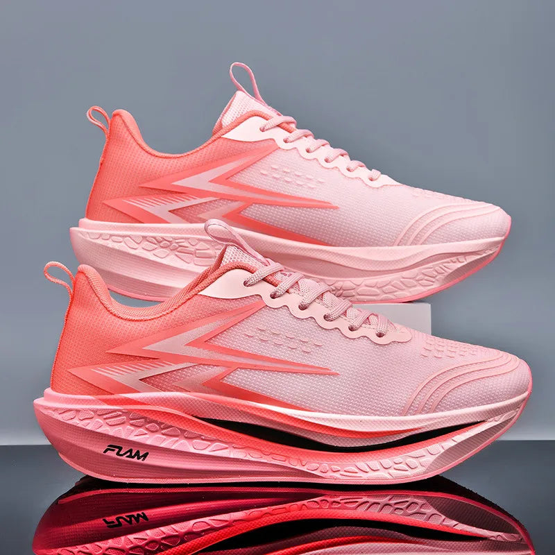 Running Shoes Speciality Marathon Men Sports Breathable Lightweight Carbon Board Women's Comfortable Athletic Nonskid Sneaker