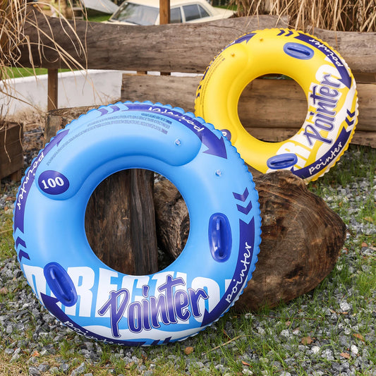 Double Balloon Inflatable Swimming Ring,Beach toys Pool Floaties for Adults,Swim Inner Tube for Pool
