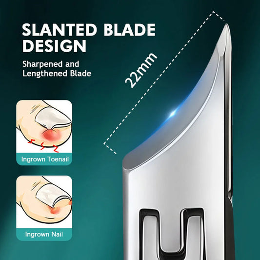 New Pointed-Nose, Beveled, Original Large-Opening Nail Clippers, Pointed-Nose Nail Cutters, Nail Trimmers, Household Pedicure