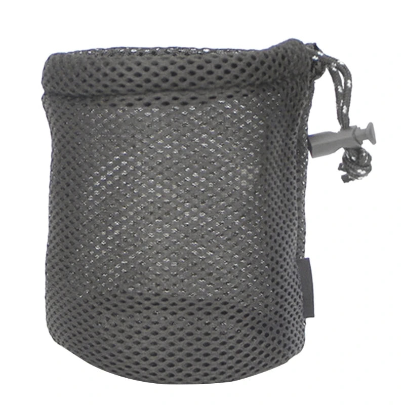 Cookware Storage Bag Nylon Mesh Bag Travel Stuff Sacks Drawstring Bag - Small
