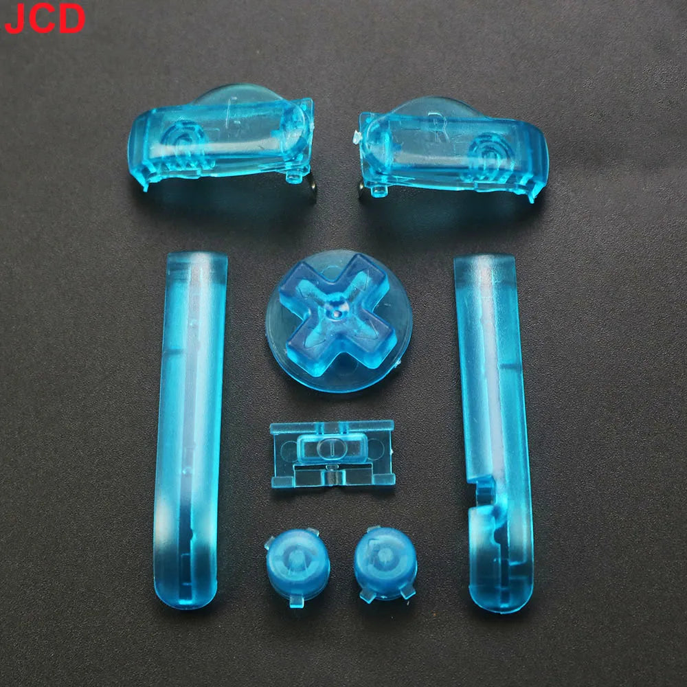 1 Set 17color AB Colorful L R Buttons Keypads For Gameboy Advance Buttons Frame For GBA D Pads Power ON OFF Buttons - Through