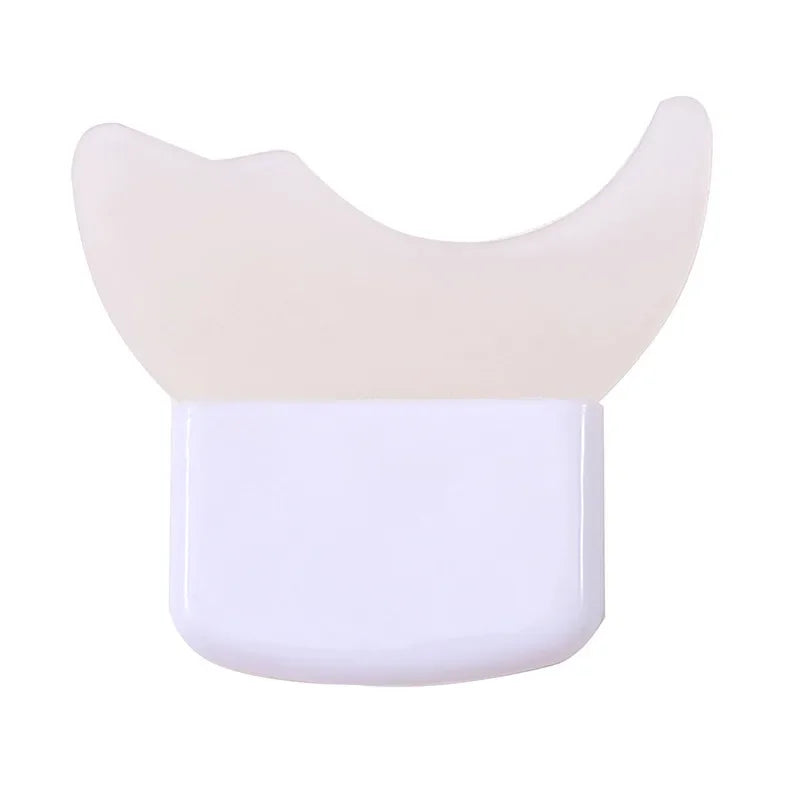 Multi-functional Eyeliner Stencil Wing Tips Silicone Eyeliner Aid Drawing Lipstick Wearing Aid Reusable Makeup Tools - White