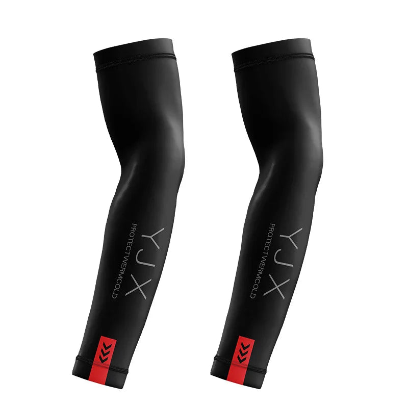 1Pair Summer Arm Sleeves for Running Outdoor Cycling Driving Breathable Ice Silk Elastic Sun Protection Men Women Arm Cover -