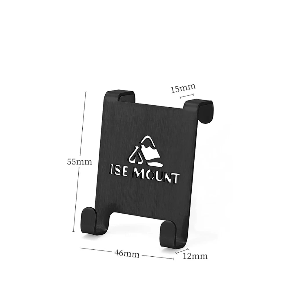 Outdoor Canister Hanging Hook Metal Butane Gas Tank Hanger Clip Butane Fuel Gas Tank Hanger Camping Accessories for Travel -