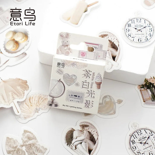 45 pcs/lot Vintage Artistic objects Journal Decorative Stationery Stickers Scrapbooking DIY Diary Album Stick Lable