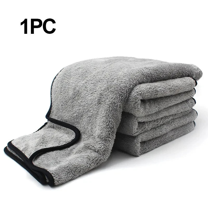Microfiber Towel Car Wash Accessories Super Absorbency Car Cleaning Cloth Premium Microfiber Auto Towel One Time Drying - Upg