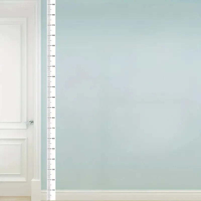 2m Wall Height Measurement Card - Easy-to-Read Durable PC Material Writeable & Removable Ideal for Room Decor Wall Decoration