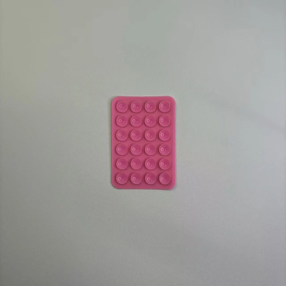 24 Silicone Suction Cups, Black Minimalist Sticker, Anti Slip Phone Case, Portable And Movable Phone Holder, Square Portable