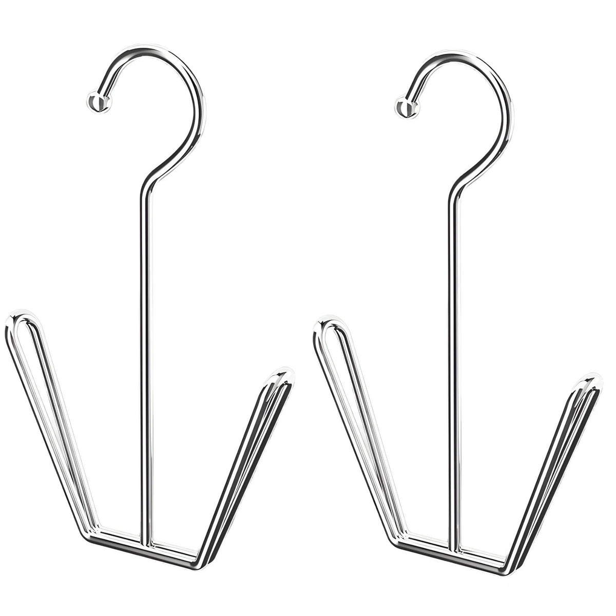 2pcs Stainless Steel Shoe Rack Hanging Drying Rack Bathroom Organizer Space Saving Multi-Functional for Entryway Balcony