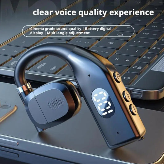 1-2Earhooks Wireless Bluetooth 5.4 Headphones Gaming Sports Headset HiFi Stereo Noise Reduction Earbuds Earphone With Microph