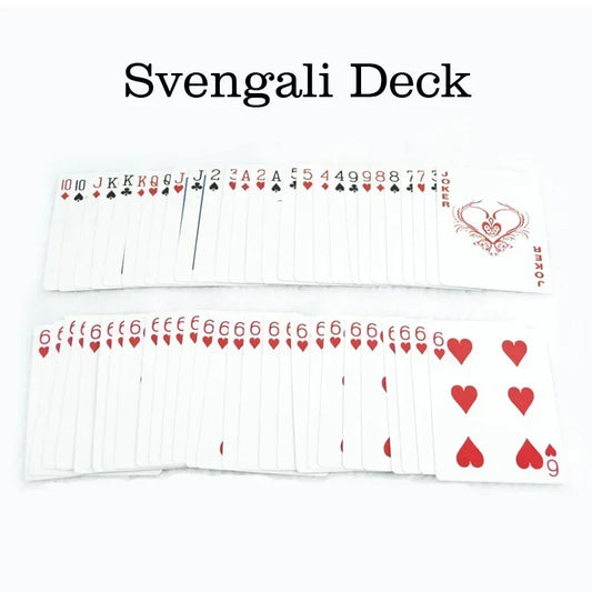 Svengali Deck Magic Gimmick Card Magic Trick for Magician Close Up Street Magic Prop Magia Toys Magie Accessories Gimmicks Fu