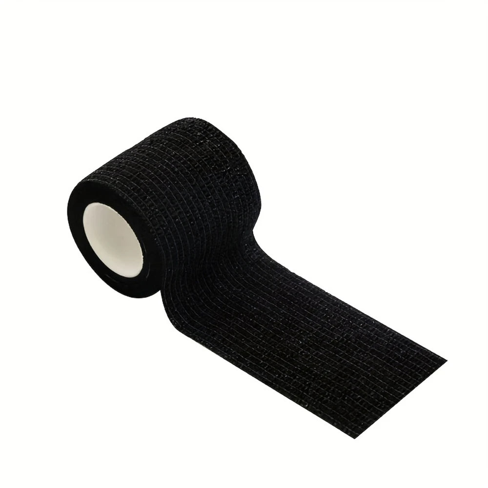 1/5/10/20Pcs Black Tattoo Grip Bandage Anti-slip Athletic Nonwoven Disposable Waterproof Self-adhesive Elastic Tattoo Bandage