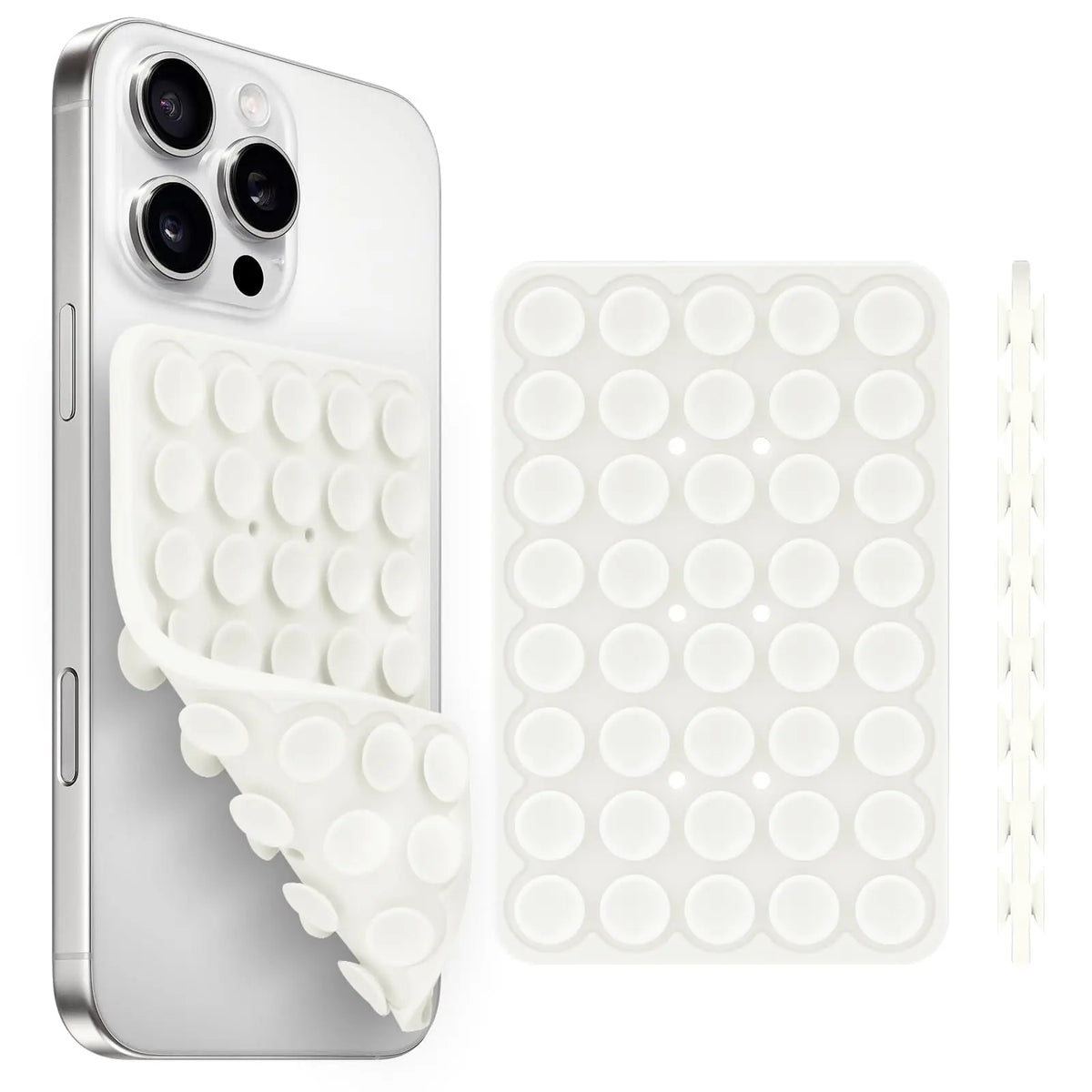 Silicone Suction Cup Phone Holde Multifunctional Fixed Anti-slip Mobile Fixture Double Sided Detachable Phone Rubber Sucker P