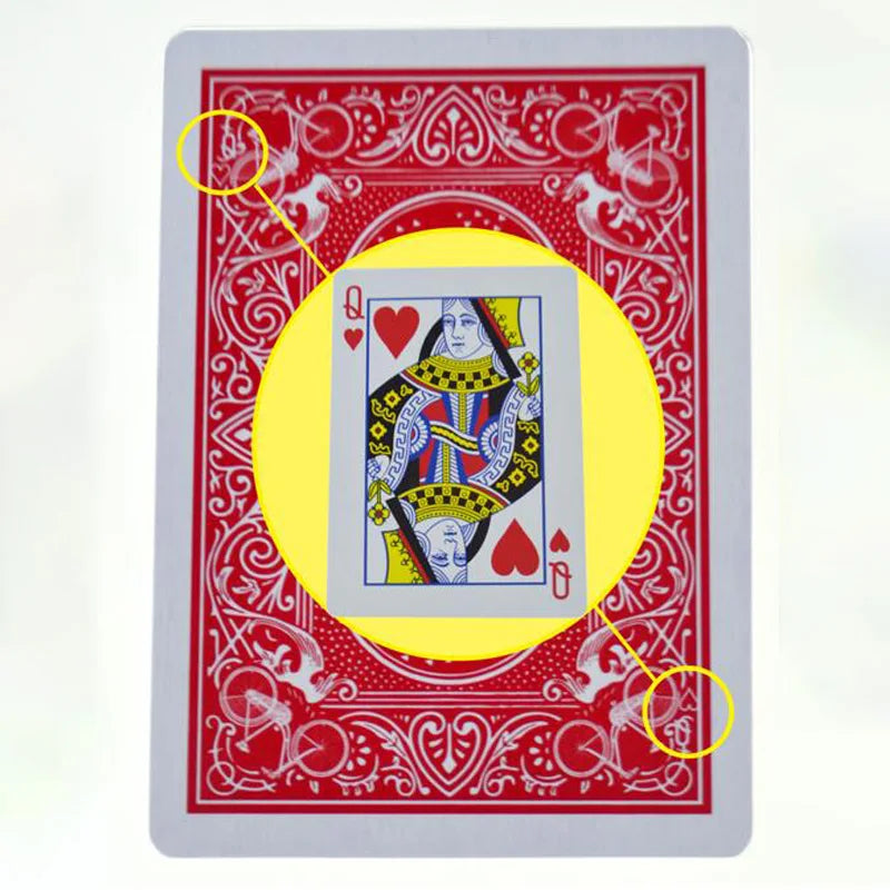 Marked Cards Stripper Deck Playing Cards Magic Tricks Poker Magia Close Up Street Illusions Gimmicks Mentalism Props Kids Toy