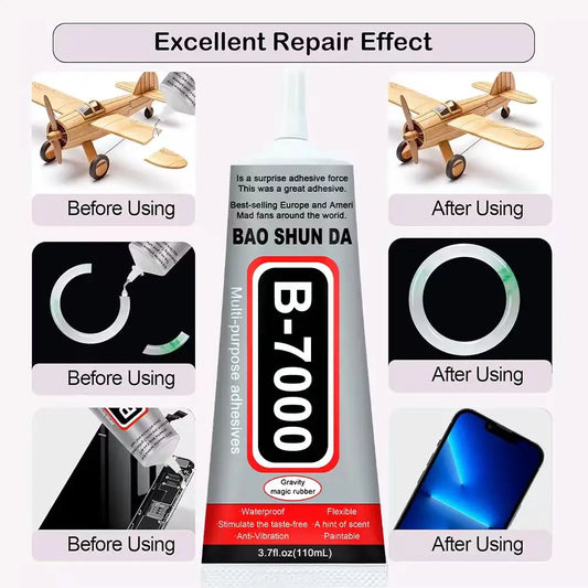 B7000 Mobile Phone Screen High-Strength Waterproof Adhesive, Universal Phone Glass Bonding Agent, 15/25/50/110ml Fast B7000 G