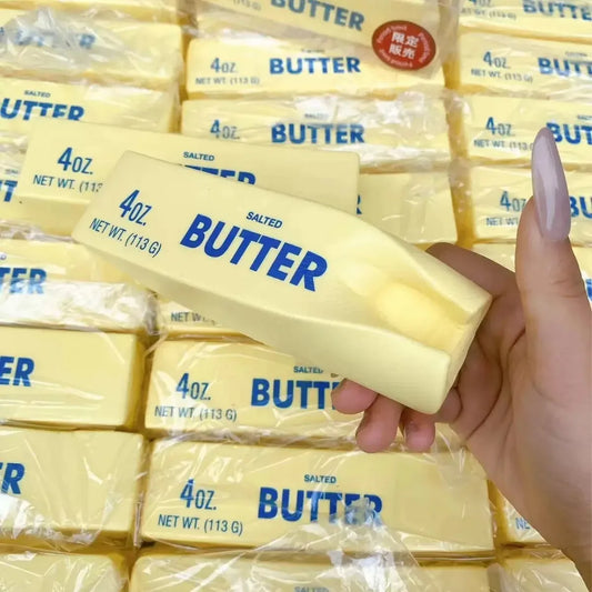 Butter Squishy Tabas Squishy Toys Anti Stress Squeeze Toy Butter Chocolate Fidget Toy Soft Sensory Food Squishies Toy Gift