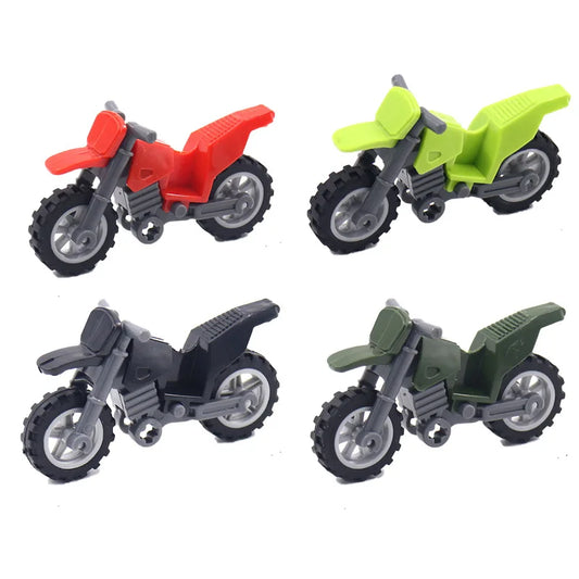 Military Motorcycle Car Weapon Model Building Blocks Educational Toys for Children Gifts City Military Motor Kids Gifts Toy