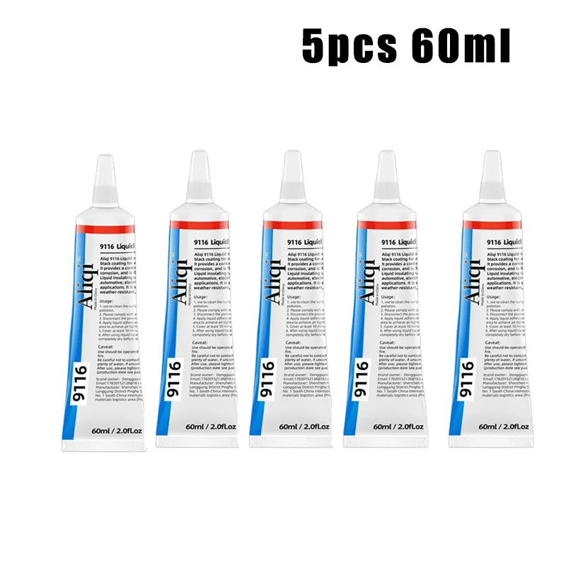 Waterproof Liquid Electrical Tape Rubber Insulating Cable Wire Coat Glue Insulation Adhesives Sealer Home Fix Line Glue - 5pc