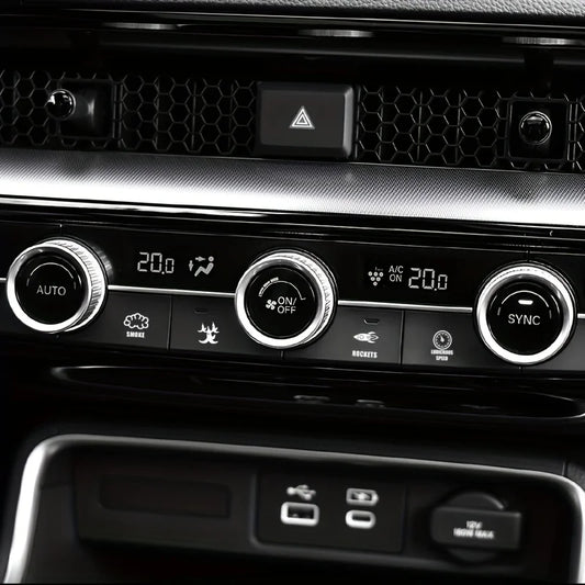 15Pcs Funny Car Switch Button Stickers - Universal Fit for AC Panel Center Console Blank Buttons, Fun Auto Decals