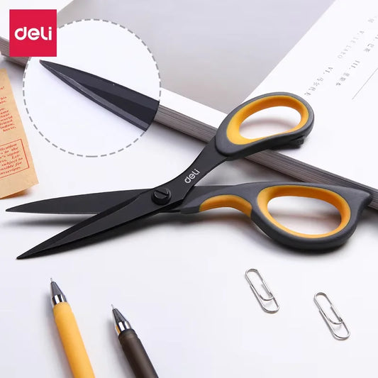 Craft Supplies, DELI Soft Handle Scissors, Durable Scissors for Crafting, Office Supplies, Junk Journal Ephemera, DIY Project