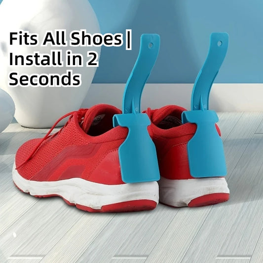2PCS Lazy Shoe Helper, Plastic Shoe Wearing Aid, No Need to Bend Over, Fits All Shoes, Perfect for Elderly & Pregnant Women