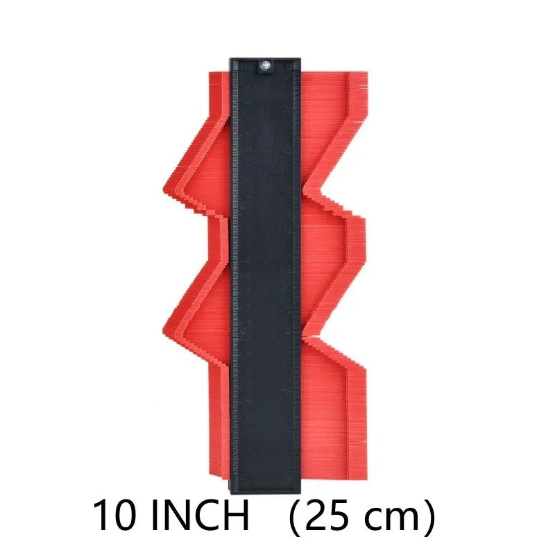 Contour Gauge Cutting Template Multi-Functio Measuring Instrument Woodworking Tool Tiles Measure Ruler Construction Contour T