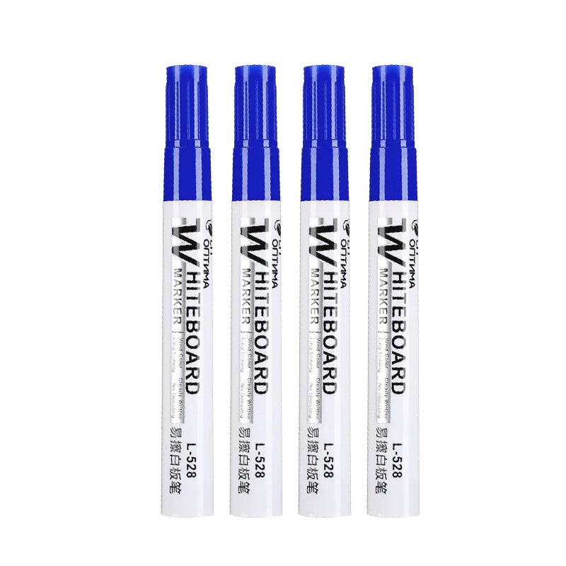 4/10 Pcs Set Erasable Magnetic Whiteboard Marker Pen Blackboard Marker Chalk Glass Ceramics Office School Art Marker Statione