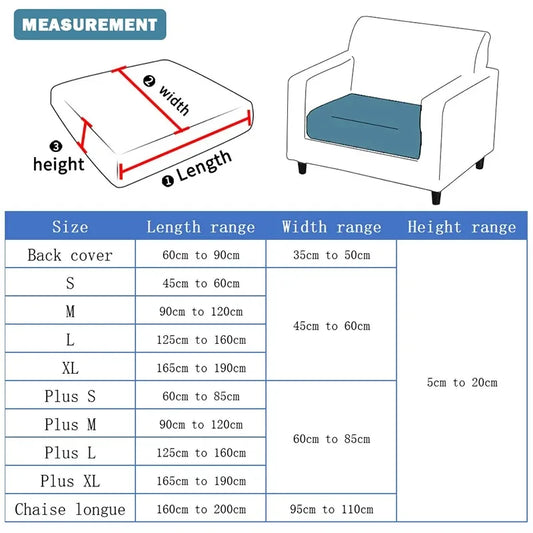 Velvet Sofa Cushion Covers for Living Room Plush Sofa Seat Cover Soft Stretch Sofas Couch Slipcover Furniture Protector