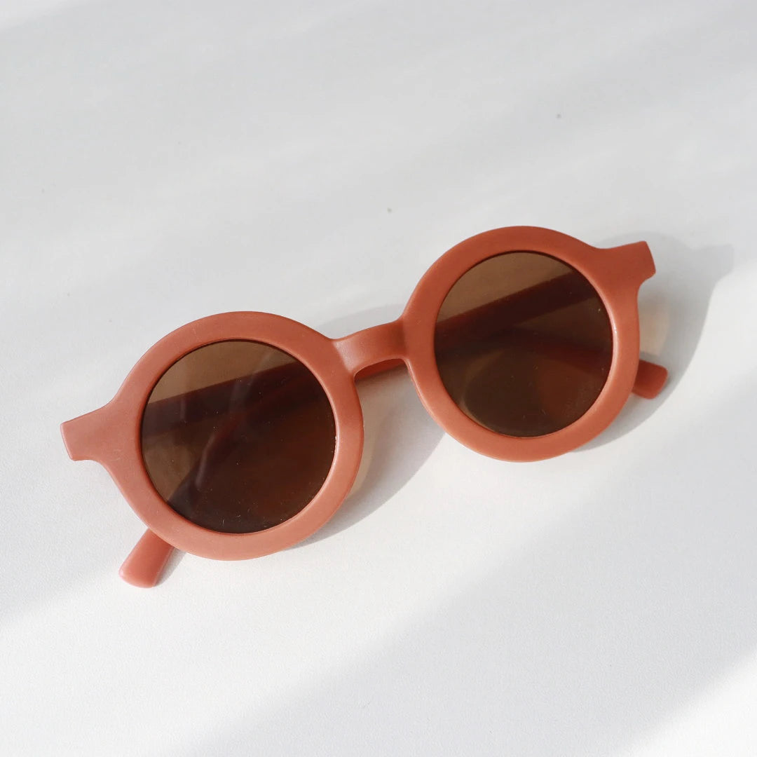 Cute Baby Sunglasses, Children's Sunglasses, Baby's Outdoor Photography Tool, Sunglasses, Hundred Day Photography Props - Red