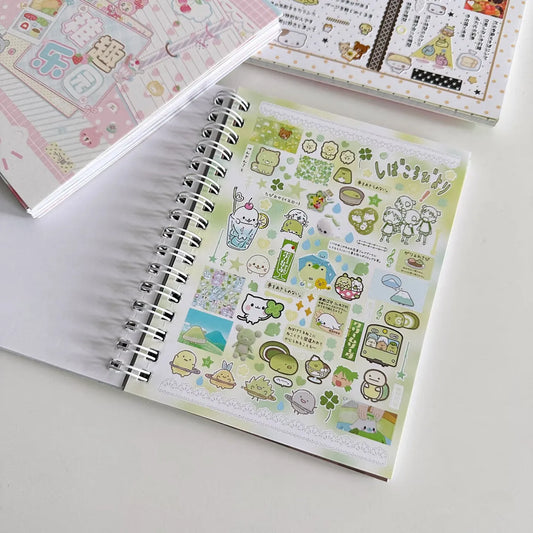 Kawaii 32 Sheets Kpop Stickers Book Decorative Journal Material Kids Gift School Stationery
