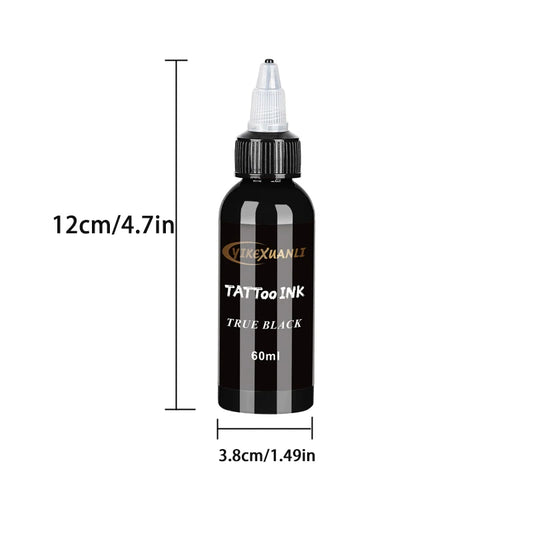 60ml red/black Tattoo Ink Pigment with box Body Art Tattoo Kits Professional Beauty Paints Makeup Tattoo Supplies Semi-perman