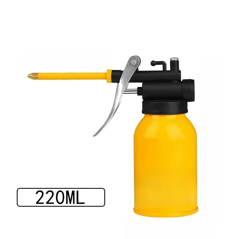Oil Can Lubrication Metal High Pressure Pump Grease Guns Car Oil Pot Bottle Car Repair Tool 180ml 220ml 300ml 450ml - 220ml