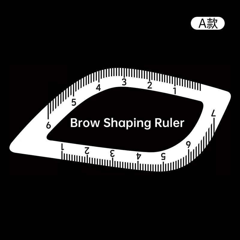 1PC Brow Mapping Ruler Eyebrow Shaping Ruler 1 Minute Fast Drawing Design Brow Easy Tool Microblading Permanent Mekup Stencil