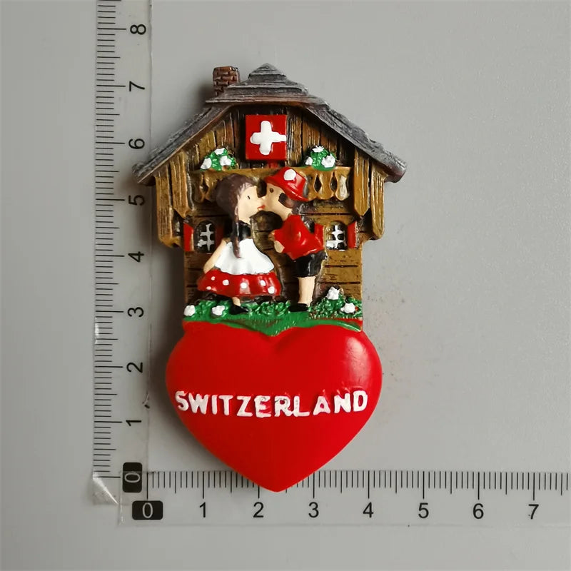 Switzerland Tourist Souvenir Fridge Magnets Jungfraujoc Luzern Zermatt Zermatt Geneva Bern Basel Interlaken Home Decor Sticke