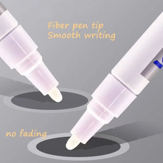 2Pcs colored Permanent Paint Pen Colorful Tire Markers Rubber Car Tyre Tread Markers Pens Quick Dry Waterproof for Metal Rock