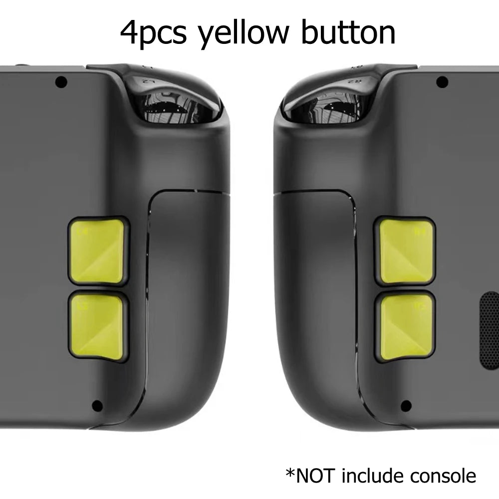 4PCS Back Button Enhancement Set for Steam Deck OLED Games Console Grip Improvement Button Protection Kit for Steam Deck LCD