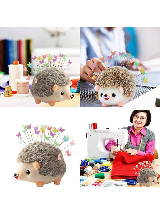 1 Pcs Hedgehog Shape Pin Cushion, Cute Pincushions Lovely Needle Cushions Pins Holder Sewing Accessories Supplies for Quiltin