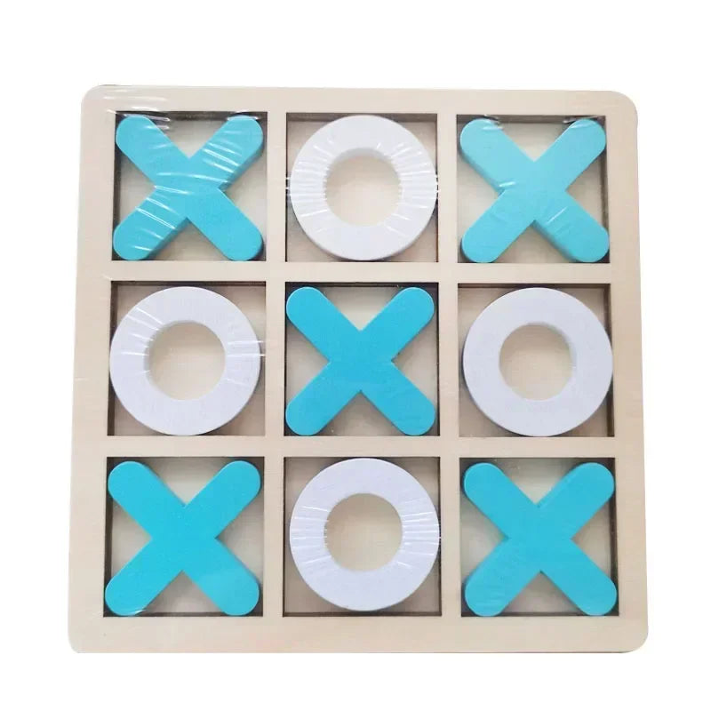 New Montessori Wooden Toy Mini Chess Play Game Jigsaw Board Games Early Educational Interaction Toys for Kids Party Battle Ga