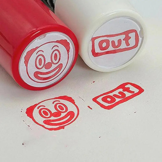 New Prank Trick Engraved Funny Seal Stamp Self-Inking Printing Kids Stamp Creative Novetly Face Memes Seal Clear Stamps