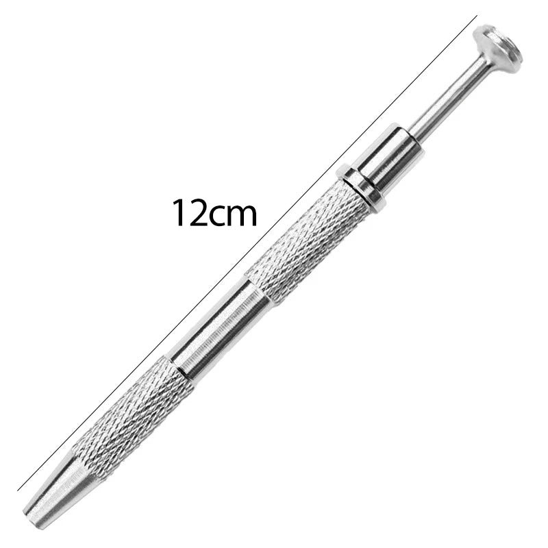 Piercing Ball Grabber Tool Pick Up with 4 Prongs Holder Diamond Claw Tweezers for Small Parts Gems Prong Jewelry Making Tool