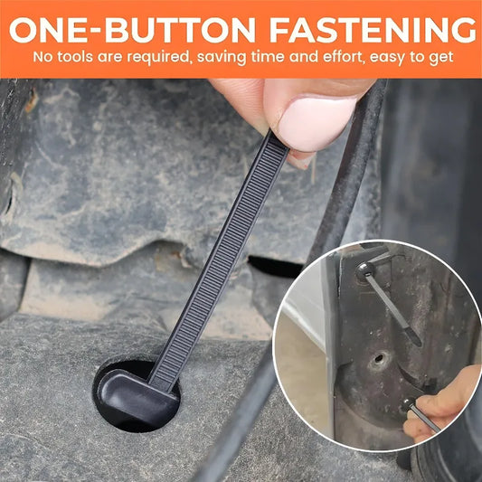 Nylon Cable Tie Buckle Heavy Duty Zip Ties with Pin Button Universal Self-locking Zip Ties Tool Car Daily Repair Fastening St