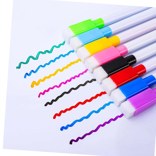 48-1Pcs Magnetic Erasable Whiteboard Pen Color Options Numbering Stationery Office Teaching Supplies for Student Blackboard N
