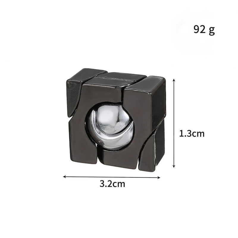 Lock Puzzles Classic IQ Metal Brain Teaser Magic Baffling Puzzles Game Toys For Children Adults Funny Gifts Metal Puzzle - 2