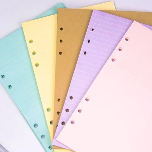Diary 2026 A7 A6 A5 Transparent Loose Leaf Binder Notebook Inner Core Cover Note Book Journal Planner Office Stationery Suppl