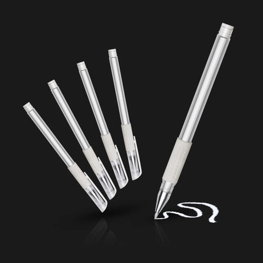 2PCS Eyebrow Marker Pen Microblading Surgical Skin Permanent Make up Supplies White Surgical Scribe Tool Tattoo Accessories P
